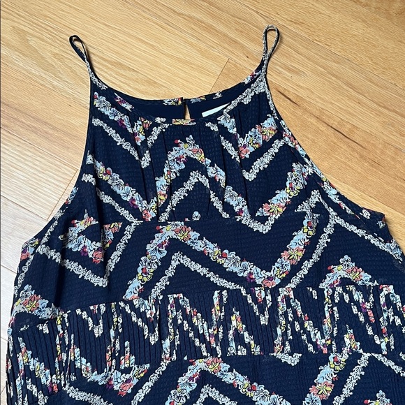 HD in Paris Navy Floral Multilayer Dress - Picture 3 of 12